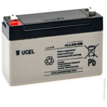 Batterie plomb agm Y3.5-4 4V 3.5Ah F4.8 - Yucel