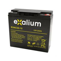 Batterie plomb cyclique 12V 22Ah EXAC22-12 Exalium