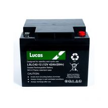 Batterie Plomb Etanche Stationnaire et Cyclage Lucas vrla agm LSLC42-12 12V 42Ah.
