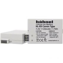 Fototechnik HL-E8 Batterie pour appareil photo Remplace laccu dorigine LP-E8 7.2 v 1120 mAh - Hähnel
