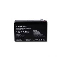 Qoltec - Batterie agm 53062 12 v 7,2 Ah Max 108 a