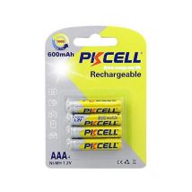 Batterie ricaricabili ministilo aaa ni-mh 600 mah 1,2 v blister 4 pezzi - Pkcell