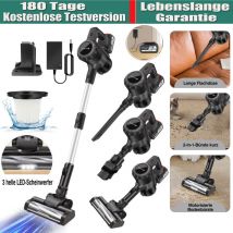 Dayplus - Batterie Stick Aspirateur vertical léger à main Bagless 6in1 w/ led