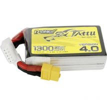 Pack de batterie (LiPo) 14.8 v 1300 mAh Nombre de cellules: 4 130 c bloc XT60 Y718263 - Tattu