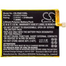 Nx - Batterie téléphone, smartphone, gsm pour Panasonic 3.8V 2100mAh - COSP2100AA