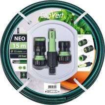 Batterie tuyau d'arrosage - Néo Capvert 15 mm - l. 15 m