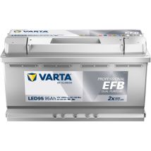 Varta - Batterie Professional Dual Purpose efb led 95 12V 95AH 850 amps 353x175x190 + Droite