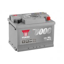 Yuasa - Batterie Silver YBX5075 12v 60ah 640A Hautes performances LB2D