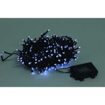 Batteriebetriebene weiße LED-Lichterkette 410 cm