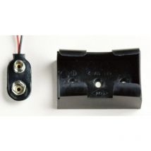 BH9V2 Batteriehalter 1x 9 v Block Druckknopfanschluss, Kabel (l x b x h) 49.3 x 29.2 x 20 mm - Takachi