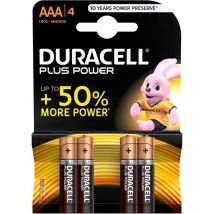 Pack de 4 piles Duracell PlusPower LR06-AA BL4U