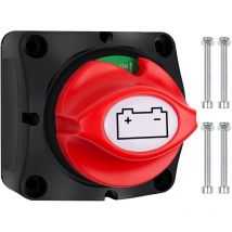 Toolive - Batterietrennschalter 12V - 48V Batterietrennschalter, wasserdichter Batterietrennschalter 275A Batterietrennschalter für Autos, Boote,