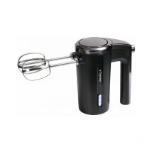 Batteur à main sans fil rechargeable plastique-acier inoxydable noir