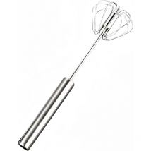 Ensoleille - Batteur à œufs en acier inoxydable, fouet à main, mousseur à lait polyvalent, agitateur à main pour mélanger, fouetter, fouetter et
