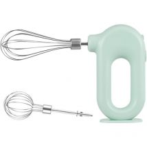 Batteur à œufs portatif sans fil, mélangeur électrique rechargeable à 4 vitesses, batteur à œufs électrique, mélangeur de blancs d'œufs pour la