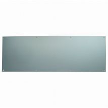Battiscopa forato e svasato duval porta inferiore - Alu silver 930 x 250 mm - 11-0102-1320