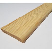 Battiscopa in legno massello di pino grezzo mm 10 x 70 x 2700 a pezzo dimensione disponibile: 70 x 10 x 2700 mm