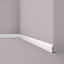 Battiscopa NMC FB1 wallstyl Noel Marquet modanatura tipo stucco design classico senza tempo bianco 2 m