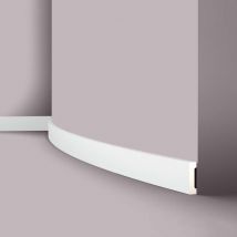 Battiscopa NMC FT2 Flex wallstyl Noel Marquet modanatura flessibile cornice parete fregio design moderno bianco 2 m