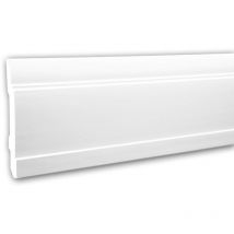 Battiscopa 153102F Profhome modanatura tipo stucco cornice flessibile modanatura stile neoclassico bianco 2 m