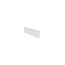 Battiscopa in PVC 7x0.3x200 cm Bianco – Resistente all'umidità – KIMONO