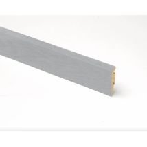 Battiscopa Retto Mdf 58x15x2400mm Color Alluminio