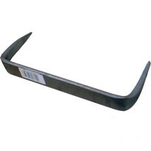 Krenhof - 582 Bauklammern Flachstahl Gerüstbau geschmiedet Länge 200 mm Stahl