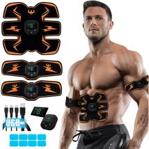 Ontway - abs Stimulator Bauchmuskeln, Muskelstimulator, ems abs Trainer Body Toning Fitness, usb wiederaufladbarer Toninggürtel abs Fit Weight Muscle