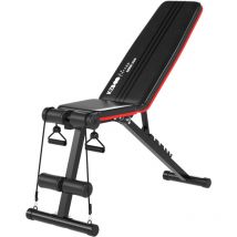 Keboo - Bauchmuskeln und Bodybuilding-Bank 500 Fitness Serie Ajustable mit 7 Multi-Übungspositionen 129,5x45x118 cm