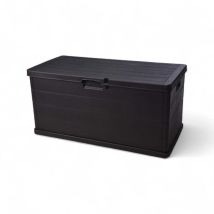 Baule Cassapanca Portatutto Multiuso Antracite Lt.340 - 118x59xh57 Cm