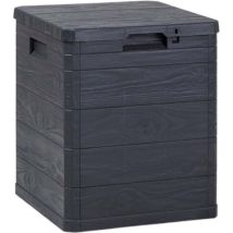 Baule Contenitore Multiuso Da Esterno Antracite Lucchettabile 90 Lt Toomax