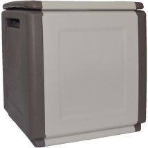 Baule plastastica tortora\ecru 54X53X57