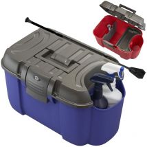 Bauletto porta attrezzi Koala con tasca esterna e divisori interni - Blu
