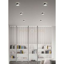 Baum Plafoniera Doppia Emissione Led 3000k 1970lm 18+6w Ip20 Nero