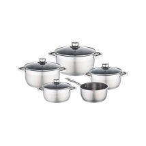341979 Batterie 9 pieces inox - Tous feux dont induction - Baumalu