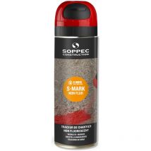 Baustellenmarkierer s-mark Rot nicht fluoreszierend