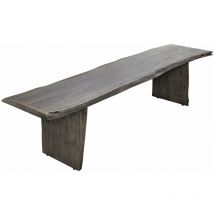 Baumbank Akazie 200x38x45 grau lackiert pure acacia 419