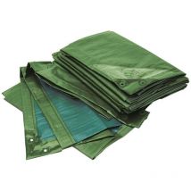 Rainexo - Bâche de protection. 150g/qm. 4x6m. gr/bl