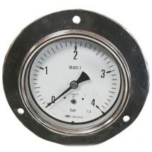 Baumer - MEX5B30B19 Manometer Typ b ø 100mm 1/2'' 0-4bar - grau