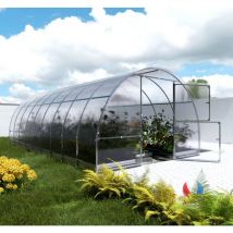 Meistro Kodas - Certifié Serre klasika easy 3 x 6 m (18 m²), 6 mm avec revêtement en polycarbonate