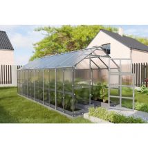 Meistro Kodas - Certifié Serre klasika house 2,35 x 6,12 m (14,38 m²), 6 mm avec revêtement en polycarbonate