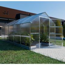 Meistro Kodas - Certifié Serre Klasika Bernard 2,35 X 5 M (11,75 M²), 4 Mm Avec Revêtement En Polycarbonate