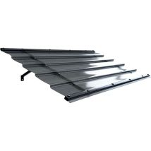 Auvent À Cadre En Aluminium Starkedach Diamonds Straight T-150 7016 Avec Revêtement Monolithique En Polycarbonate