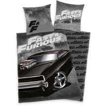 Baumwollbettwäsche 135x200 Fast and Furious 9090 Fast and Furious Kissenbezug 80x80