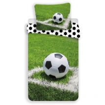 Ac-deco - Football Baumwolle Bettwäsche – Bettbezug 140x200 cm & Kissenbezug 70x90 cm