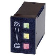 3800/008.3.1.0.1.2-003 Verde: ≥ 24 v, giallo: 24 v ≥ 22 v, rosso: 22 v - Bauser