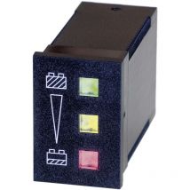 Bauser - 3800/008.3.1.0.1.2-003 Vert : ≥ 24 v, jaune: 24 v ≥ 22 v, rouge: 22 v