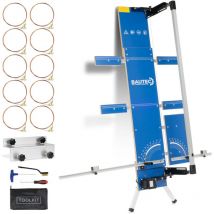 Bautec - Styroporschneider gazelle 4 » 200 Watt » Starter-Set Set inkl. 10 Schneidedrähte, Gerüsthalterung