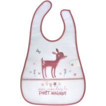 Bavoir bebe avec recuperateur Biche