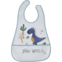 Bavoir bebe avec recuperateur Dinosaure